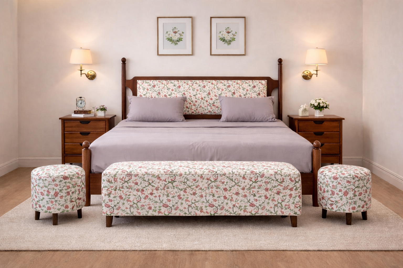 Premium bedroom setup (Amazon-style)